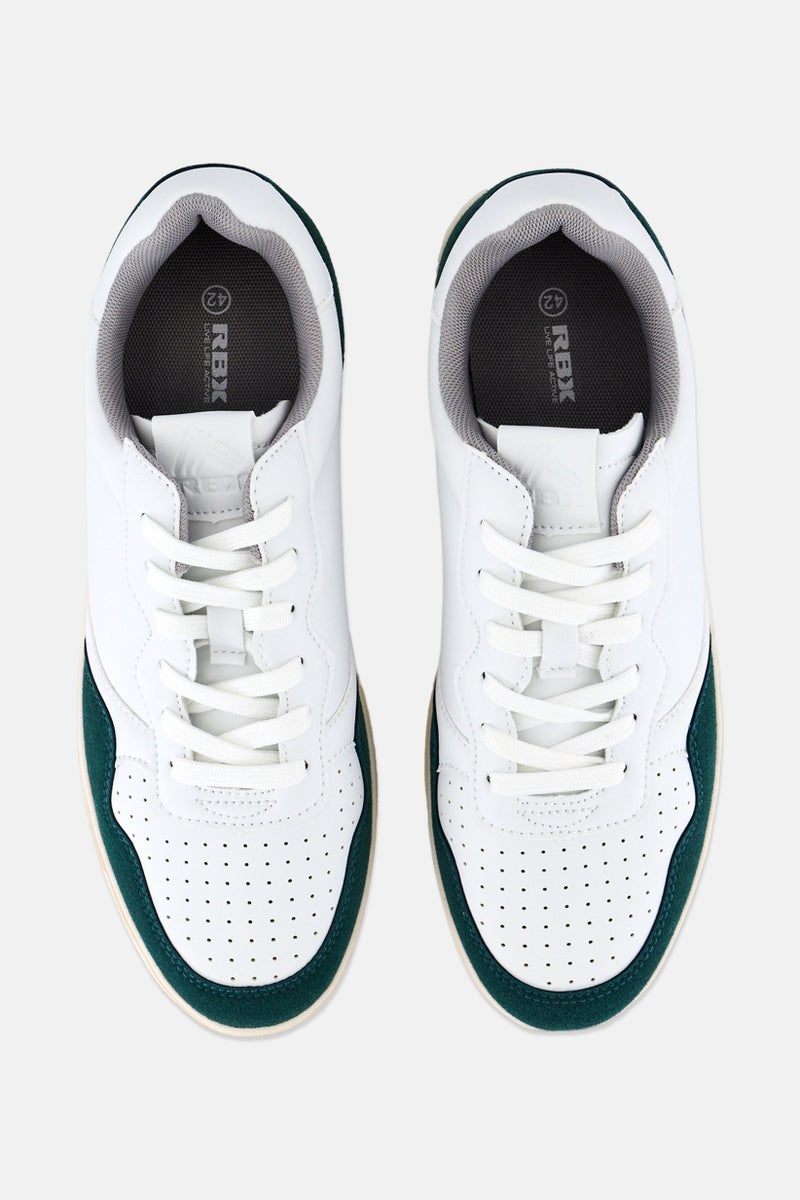 RBX Men Lace Up Outdoor Shoes, White - Image 3