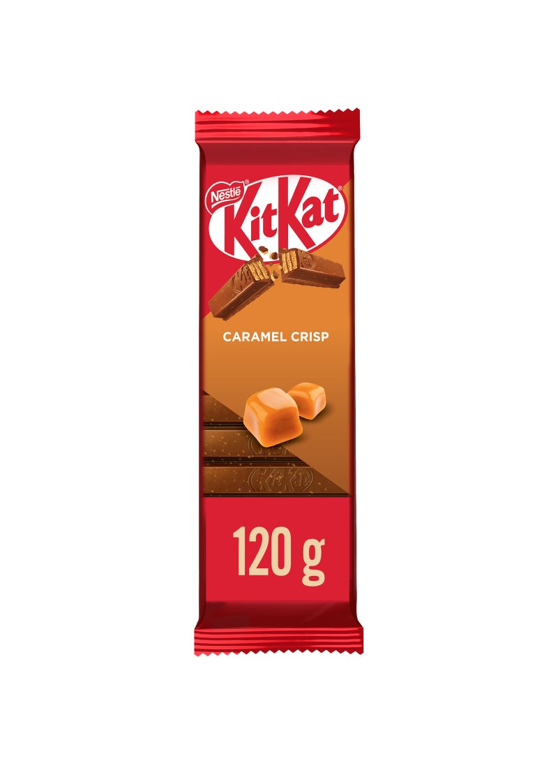 KitKat Caramel Crisp Chocolate Wafer Tablet 120g - Image 1