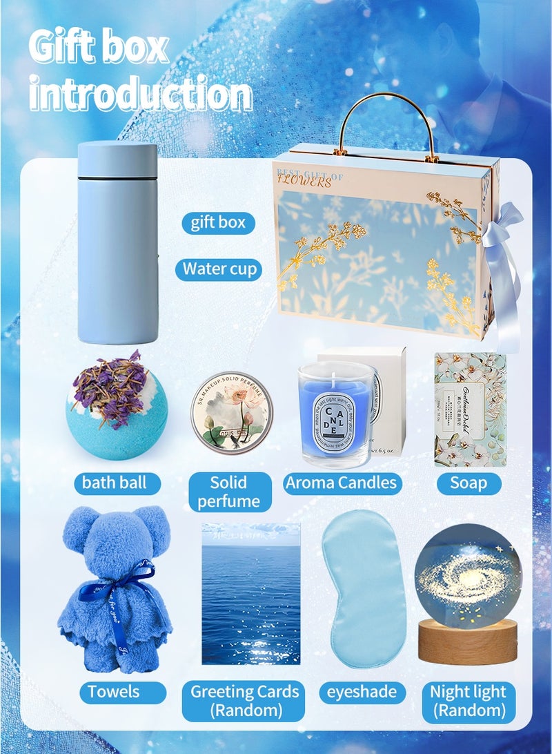 بيروي أطقم هدايا للسيدات، أطقم هدايا مثالية، هدايا فريدة للسيدات، هدايا للأمهات، الأخوات الصديقات الزوجات، الزميلات الزميلات المعلمات هدايا الممرضات للسيدات (طقم مكون من 10 قطع) - Image 3