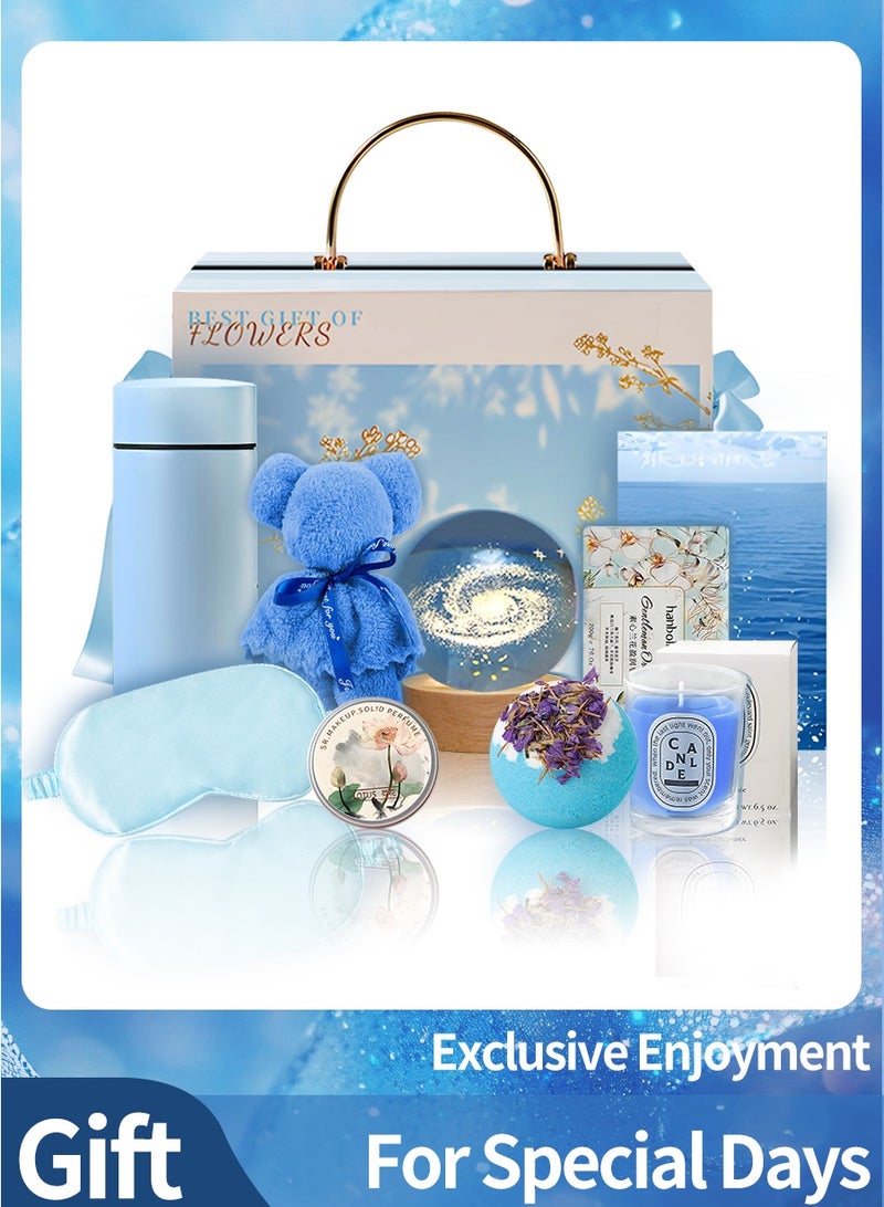 بيروي أطقم هدايا للسيدات، أطقم هدايا مثالية، هدايا فريدة للسيدات، هدايا للأمهات، الأخوات الصديقات الزوجات، الزميلات الزميلات المعلمات هدايا الممرضات للسيدات (طقم مكون من 10 قطع) - Image 1