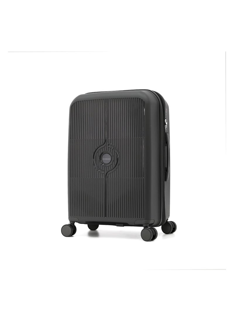 GIORDANO - Durable PP Hard Shell Luggage Trolley Bag 3 Pieces Set,Grey (S-20,M-24,L-28 Inch) - Image 1