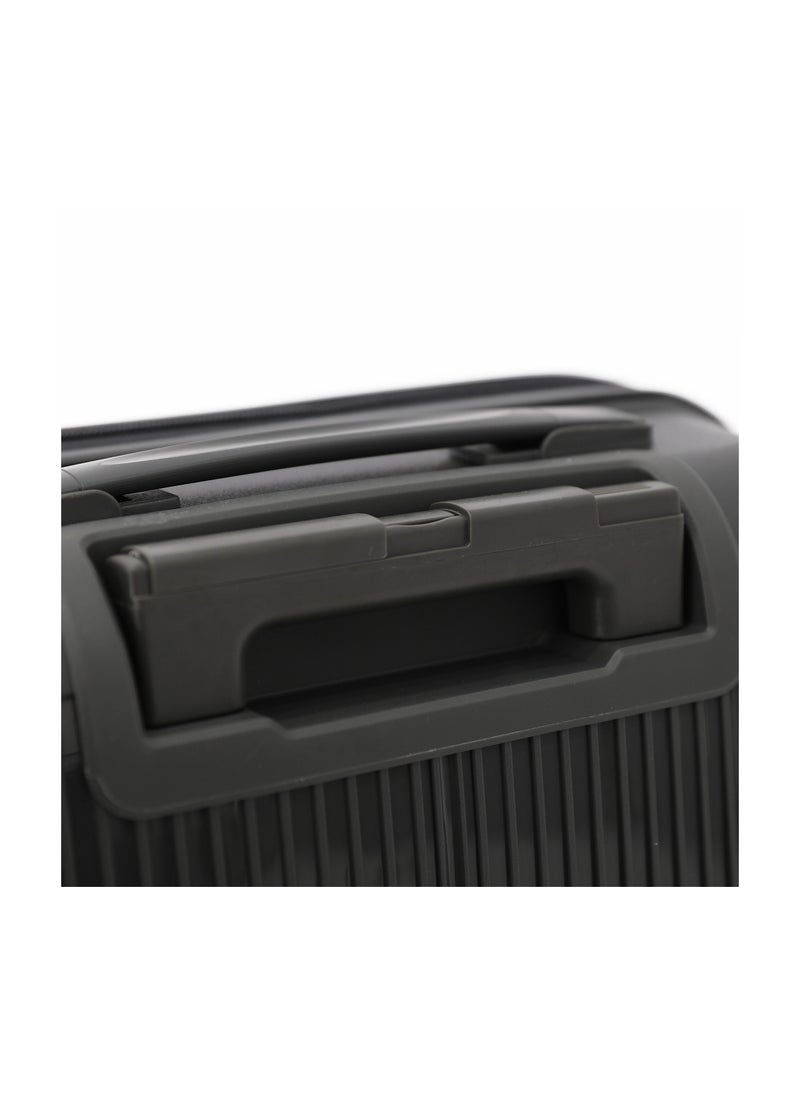 GIORDANO - Durable PP Hard Shell Luggage Trolley Bag 3 Pieces Set,Grey (S-20,M-24,L-28 Inch) - Image 1