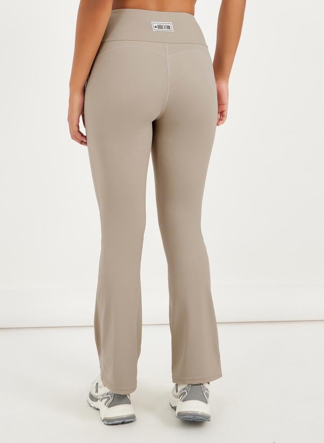 Styli Gymspire Edition - Label Broad Waist Flared Pants  - Image 4
