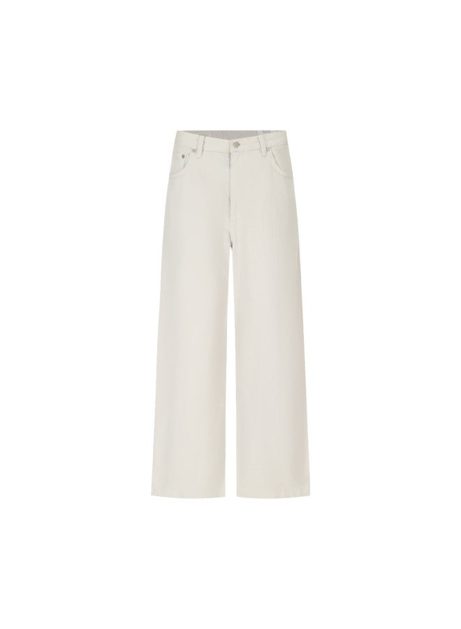 Zara men's Minimalist Solid Color Classic Casual Versatile Loose-fit Denim Pants - Image 2