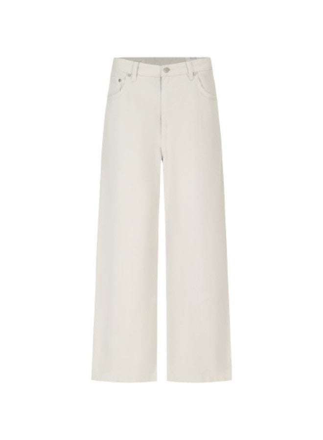 Zara men's Minimalist Solid Color Classic Casual Versatile Loose-fit Denim Pants - Image 1