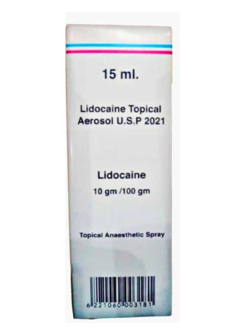 Lidocaine Topical Spray 15 ml