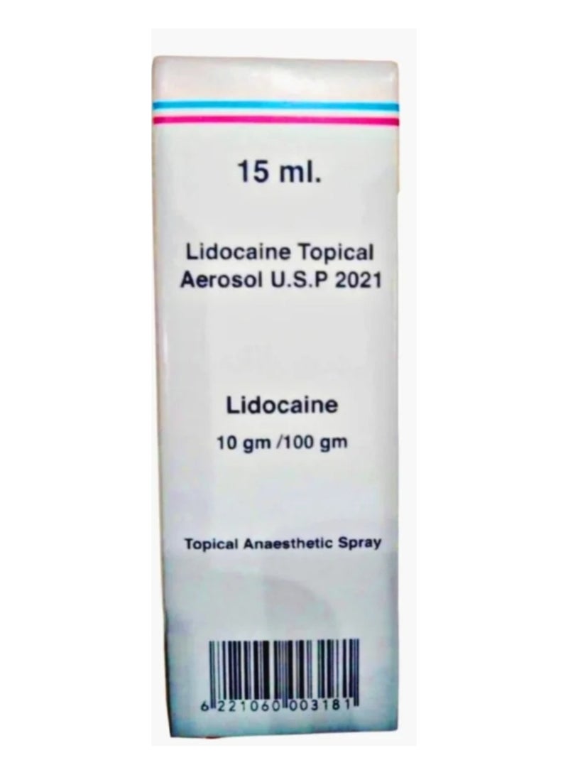 Lidocaine Topical Spray 15 ml