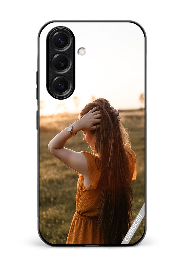 Protective Case Cover For Samsung Galaxy S25 Sunset Girl Design Multicolour