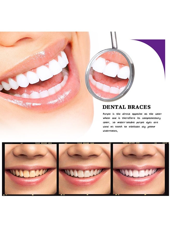 West&Month V34 Toothpaste -Teeth Whitening Mousse， Color Correcting Purple Toothpaste Mousse，Whitening Foam Toothpaste for Stain Removal，Teeth Cleaning and Care  - Image 4