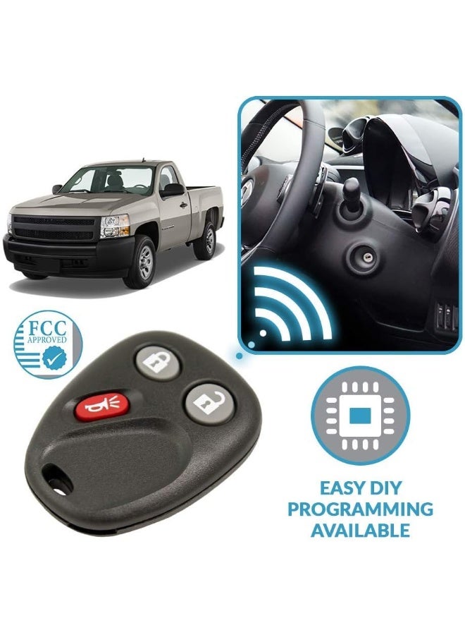 Keyless2Go Keyless Entry Car Key Replacement for Vehicles That Use 3 Button LHJ011 - Image 5