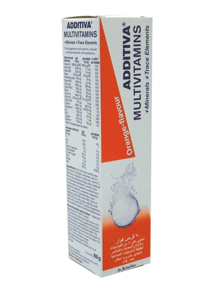 MULTIVITAMINS + MINERALS+ TRACE ELEMENTS 20 EFFERVESCENT TABLET