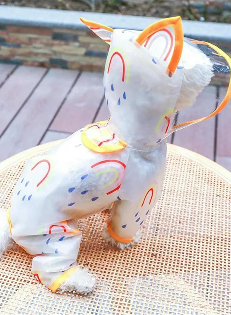 GGOOT Pet Raincoat Dog Waterproof Clothes Dogs Apparels Small Clothing Pieces Hooded For Supplies Products-blue-xl  - Image 3