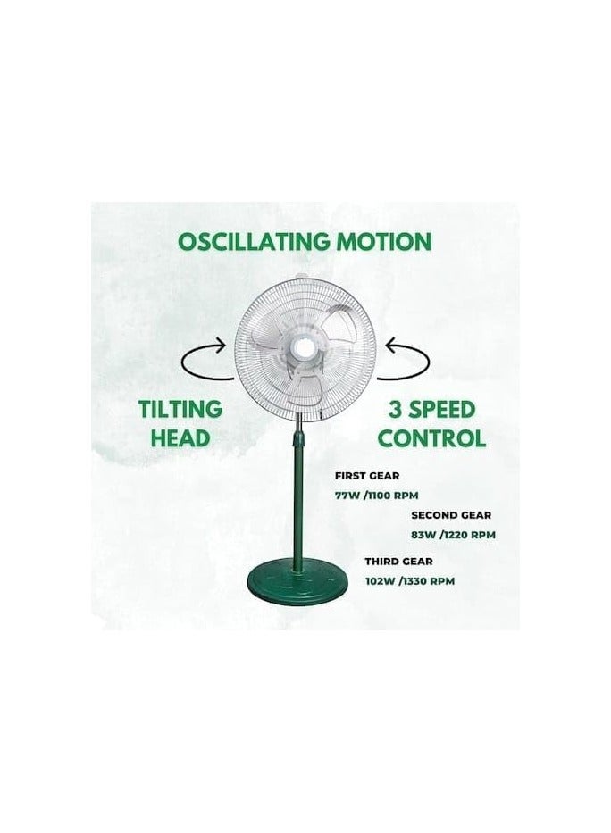 Industrial Pedestal Standing Fan 24"  - Image 2