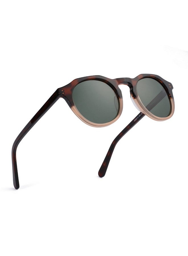 ZENOTTIC Vintage Round Polarized Sunglasses For Men Women Uv400 Protection Retro Sun Glasses - Image 2