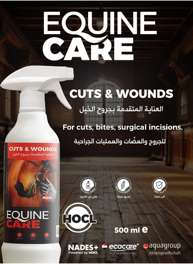 NADES EQUINE CARE-CUTS&WOUNDS 500ML