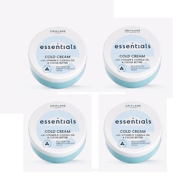 Oriflame essentials cold cream 75 ml pack of 4 - Image 4