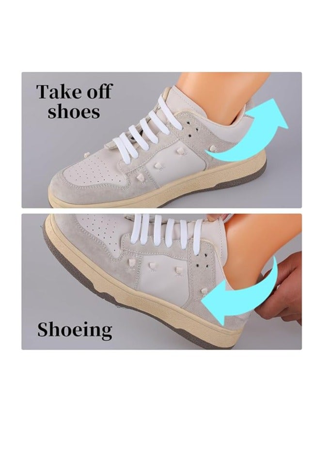 Oasisgalore No Tie Shoe Laces Stretchy Silicone Elastic Lazy Shoelaces Rubber Flat Shoe Ties One Size Fits All Kids Adults - Image 5