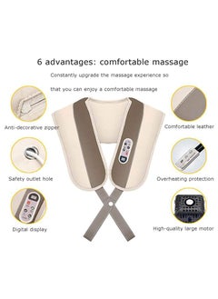 M MIAOYAN 4D Neck and Shoulder Massager with Heat – Deep Kneading, Portable Pain Relief for Home, Office, Car  - Image 4