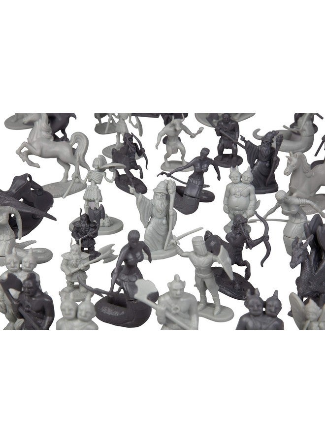 Monster Protectors Monster Fantasy Creature Mini Action Figure Playset - 98pcs Toy Miniatures w 14 Unique Designs - Dragons, Wizards, Orcs, & More- XL 1/32 Scale Compatible with Dungeons and Dragons and Other RPG Games  - Image 3