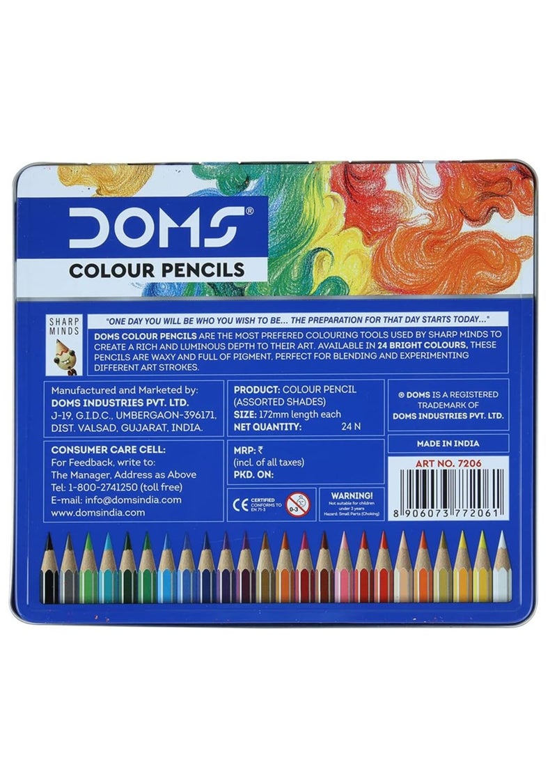 دومس قلم تلوين مسطح 24 قطعة. أقلام ملونة - Image 3
