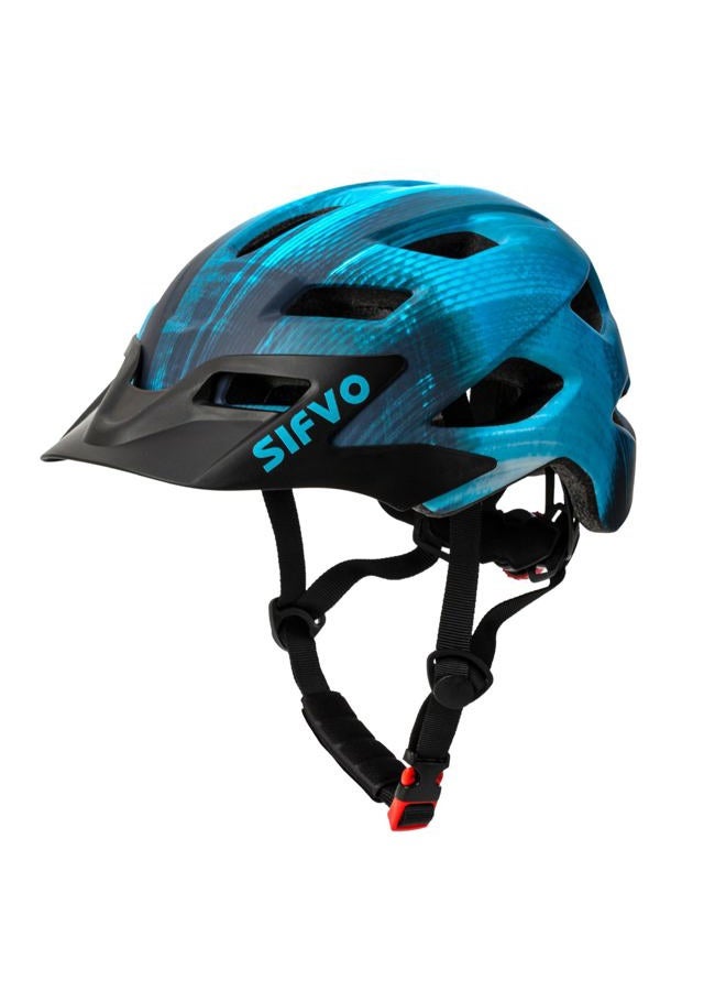 SIFVO Kids Helmet, SIFVO Kids Bike Helmet Boys and Girls Children Bicycle Helmet with Cool Visor Helmet for Kids 5-14, Youth Bike Helmet Adjustable & Lightweight 50-57cm (Cool Ray 【hot】) - Image 1