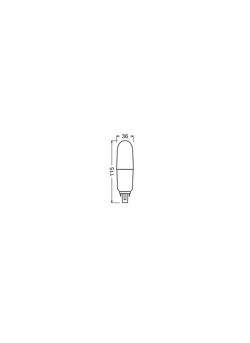 Osram Osram Led Stick 12Watts 865 G24D, 6500k Day Light - Pack of 5  - Image 3