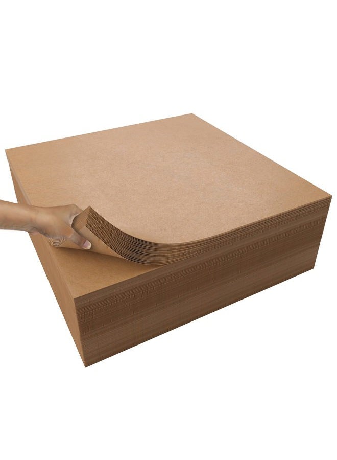 Crown Display Kraft Paper Sheets - 15 x 15 in. - 480 Sheets of Wrapping Paper – Heavy Duty Craft Paper for Shipping - Light Construction Paper - 80 GSM - 750 Square feet - Image 1
