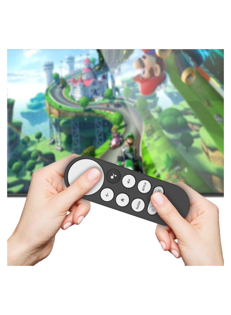 Y&D Silicone Case for Chromecast with Google TV 2020 Voice Remote, mart Shockproof Cover Accessories, Skin-Friendly Protective Washable Loop  - Image 5