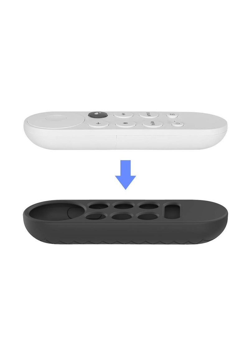 Y&D Silicone Case for Chromecast with Google TV 2020 Voice Remote, mart Shockproof Cover Accessories, Skin-Friendly Protective Washable Loop  - Image 3