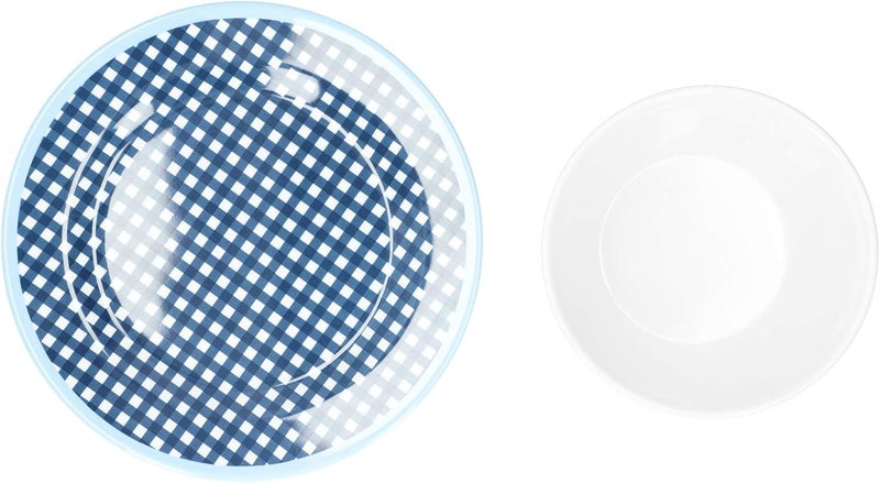 General purpose premium build Imitation Porcelain Plate Bowl Set, Dark Blue Grid, Fruit Salad Dessert Dish Tableware for Kitchen - Durable and Wear -, Easy to Clean for Home Use Balanced universal design Fast warehouse picking Intra-city fast distribution Cost effective global grade quality Assorted trendy color picks UV resistant Defect free upgraded substance Space saving Longevity optimized build Wide range expanded design Globally popular universal design Repeated detach compatible build Occasional & permanent usable Authorized haulage delivery Global light sturdy raw material All-item unified delivery Efficiency boosted construction Budget friendly sizing alternatives Periodic stock arrangement Single & bulk use compatible Gulf standard sizing alternatives Varied available picks Simple upgraded construction Coast & inland available - Image 4