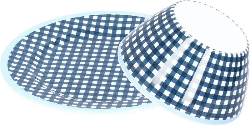 General purpose premium build Imitation Porcelain Plate Bowl Set, Dark Blue Grid, Fruit Salad Dessert Dish Tableware for Kitchen - Durable and Wear -, Easy to Clean for Home Use Balanced universal design Fast warehouse picking Intra-city fast distribution Cost effective global grade quality Assorted trendy color picks UV resistant Defect free upgraded substance Space saving Longevity optimized build Wide range expanded design Globally popular universal design Repeated detach compatible build Occasional & permanent usable Authorized haulage delivery Global light sturdy raw material All-item unified delivery Efficiency boosted construction Budget friendly sizing alternatives Periodic stock arrangement Single & bulk use compatible Gulf standard sizing alternatives Varied available picks Simple upgraded construction Coast & inland available - Image 2