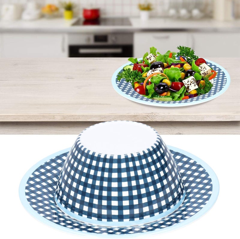 General purpose premium build Imitation Porcelain Plate Bowl Set, Dark Blue Grid, Fruit Salad Dessert Dish Tableware for Kitchen - Durable and Wear -, Easy to Clean for Home Use Balanced universal design Fast warehouse picking Intra-city fast distribution Cost effective global grade quality Assorted trendy color picks UV resistant Defect free upgraded substance Space saving Longevity optimized build Wide range expanded design Globally popular universal design Repeated detach compatible build Occasional & permanent usable Authorized haulage delivery Global light sturdy raw material All-item unified delivery Efficiency boosted construction Budget friendly sizing alternatives Periodic stock arrangement Single & bulk use compatible Gulf standard sizing alternatives Varied available picks Simple upgraded construction Coast & inland available - Image 5