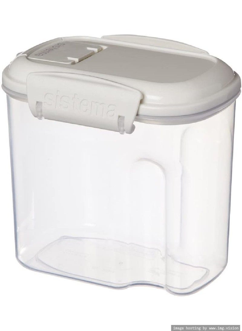 Sistema BAKE IT Mini Bakery 645ML Food Storage Container, BPA Free Airtight Kitchen Storage Box with Flip-Top Pour Lid for Baking Ingredients, Sugar, Flour, Snacks & Pantry Organization - Image 2