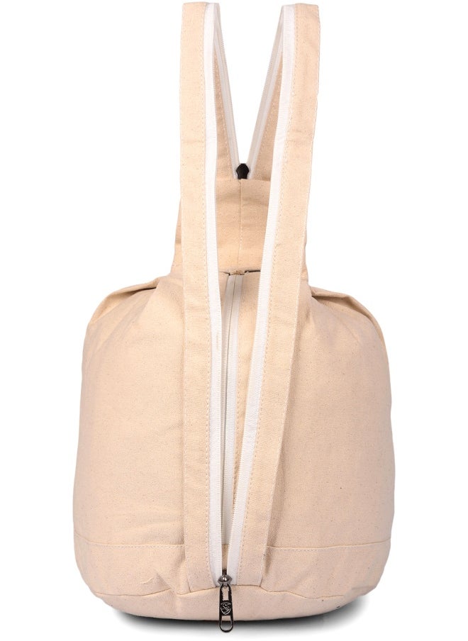 GREENLANDS Canvas Backpack Off-Wht  - Image 2