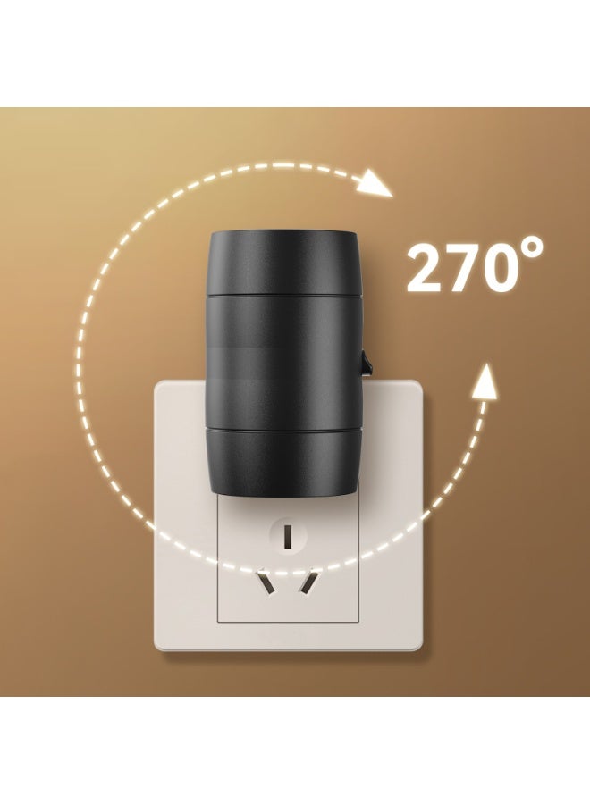 general Adjustable brightness, rotatable plug-in light sensor night light, corridor, living room, bedroom atmosphere light - Image 4