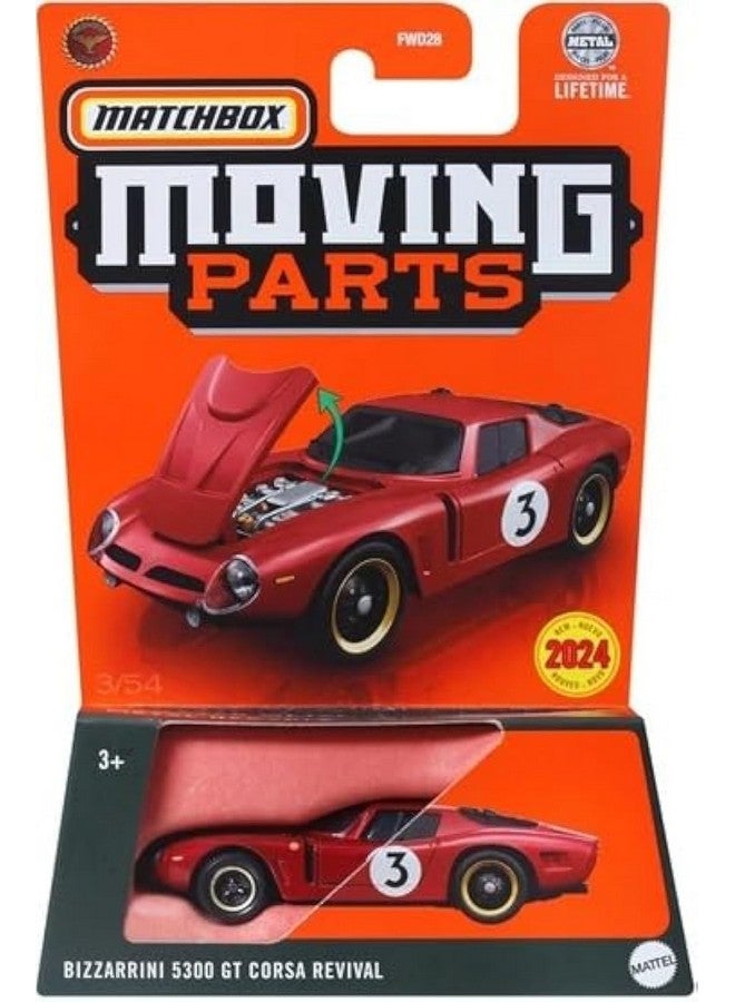 Matchbox Moving Parts Bizzarrini 5300 GT Corsa Revival, Red