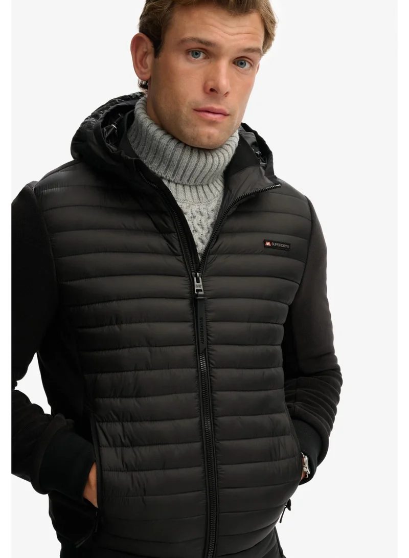 Superdry Hooded Storm Fleece Hybrid Jacket