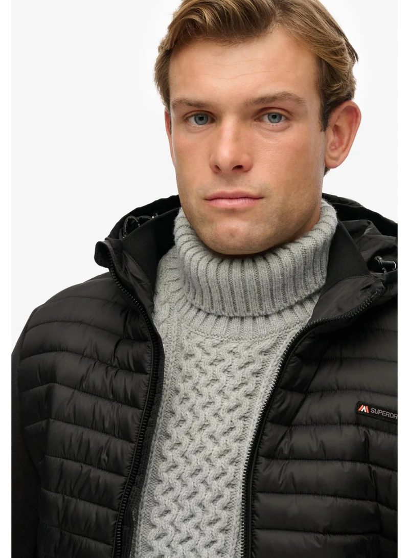 Superdry  Hooded Storm Fleece Hybrid Jacket for Men | Best Price UAE