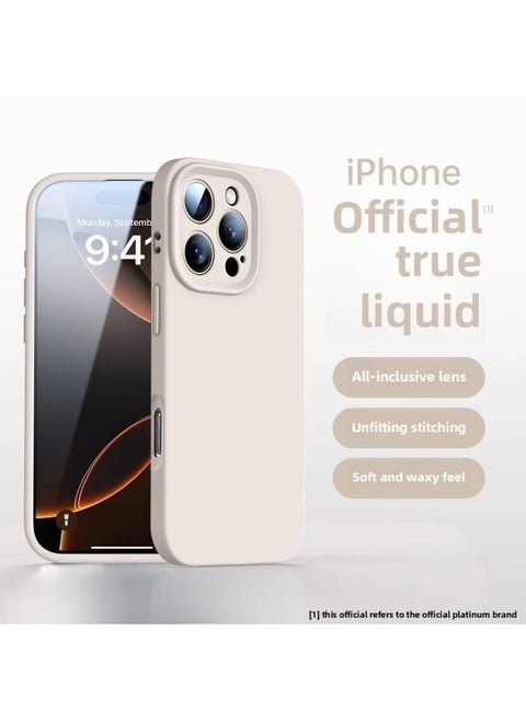 Premium Phone Case For Apple Liquid Silicone All-inclusive Lens Simple Protective Multiple Models Available