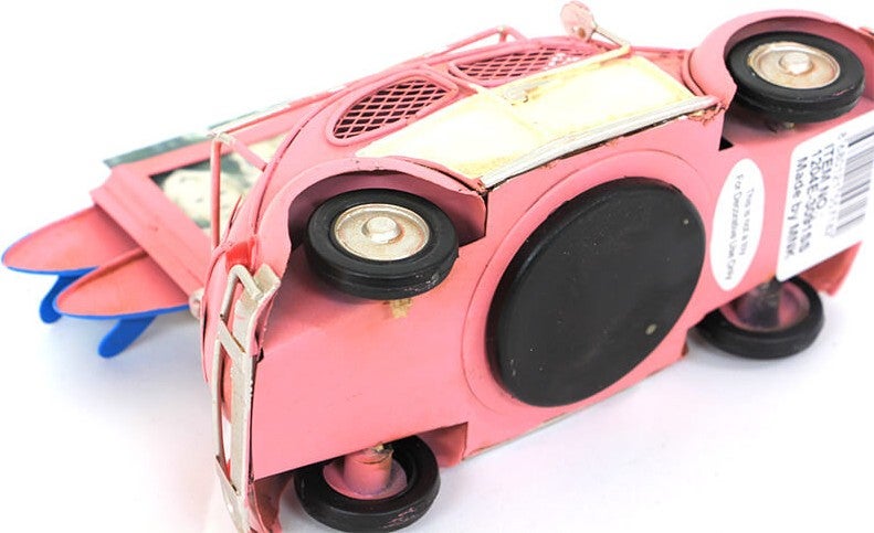 Mnk Home Decorative Metal Car Frame and Piggy Bank 1204E-3091SS  - Image 5