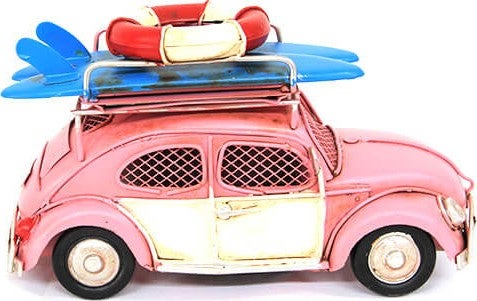 Mnk Home Decorative Metal Car Frame and Piggy Bank 1204E-3091SS  - Image 4
