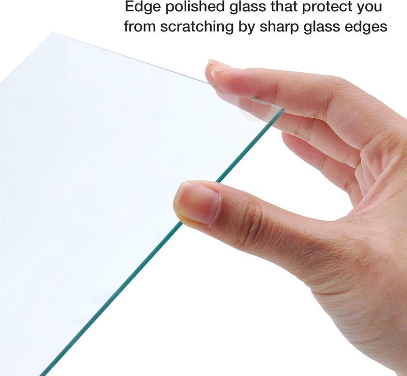 Egofine 4x6 Heat-Strengthened Glass Replacement for Picture Frame (Crystal Clear  2 Pack)  Replacement Glass for 4 by 6 Photo Frame  Semi-Tempered Glass Cover Sheet - Image 4