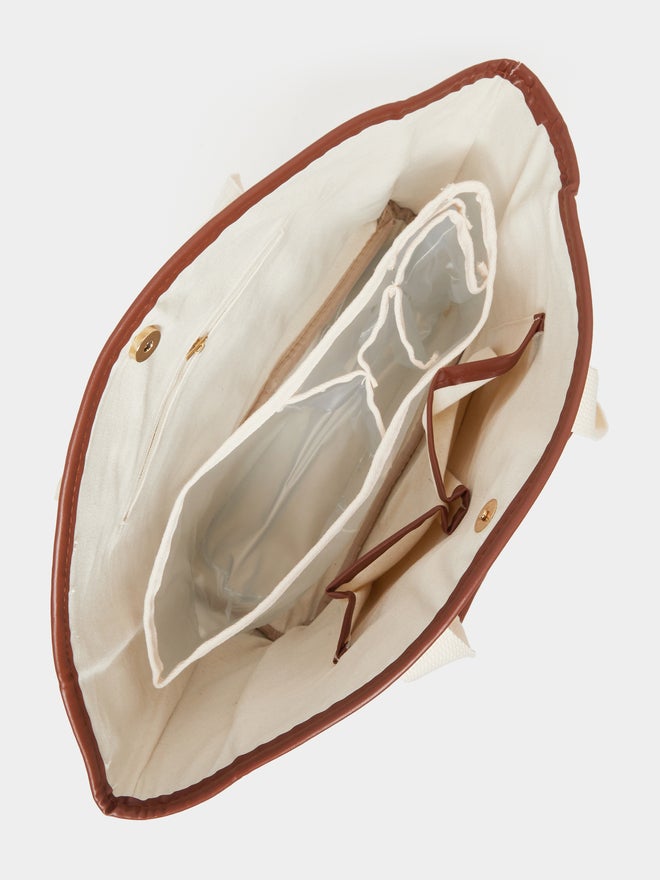 ستايلي حقيبة يد ستيلو بألوان متداخلة ومقبضين علويين - Image 4