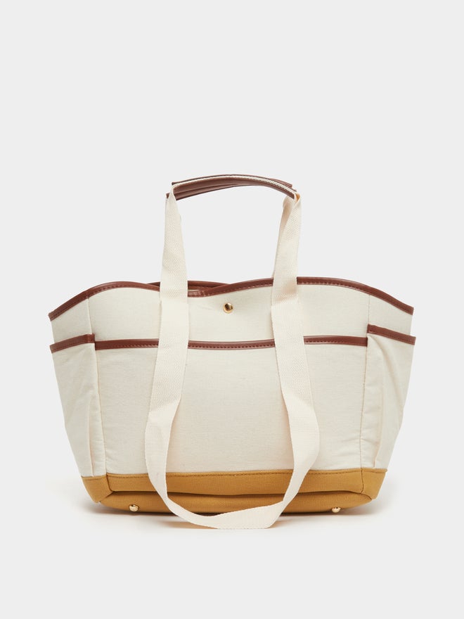 ستايلي حقيبة يد ستيلو بألوان متداخلة ومقبضين علويين - Image 2