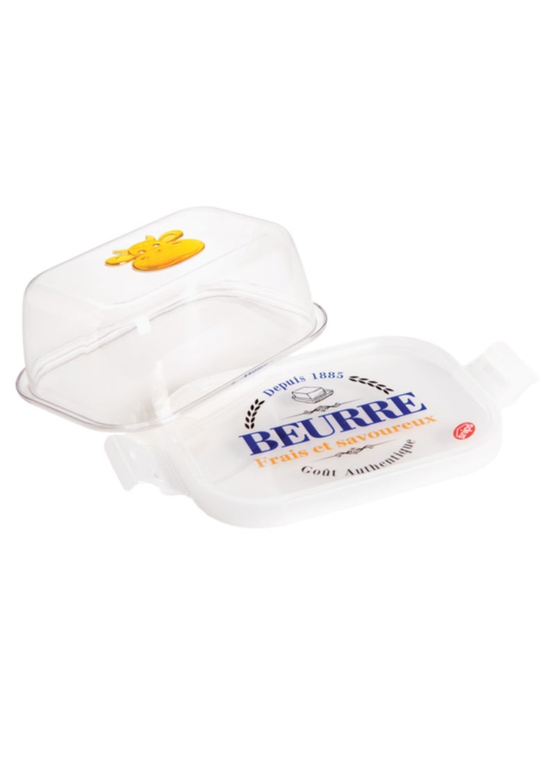 سنيبس حافظة زبدة المزرعة البلاستيكية الفاخرة ذات الشكل المستطيل والخالية من مادة BPA شفافة 500 مل - Image 3