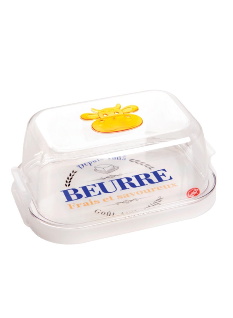 سنيبس حافظة زبدة المزرعة البلاستيكية الفاخرة ذات الشكل المستطيل والخالية من مادة BPA شفافة 500 مل - Image 4