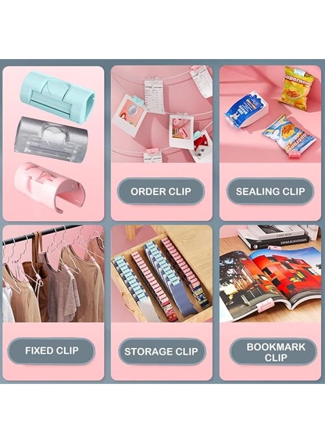 10 Pink Bed Sheet Clips Duvet Clips, Multifunctional Sheet Grippers, Plastic, Compact - Image 4