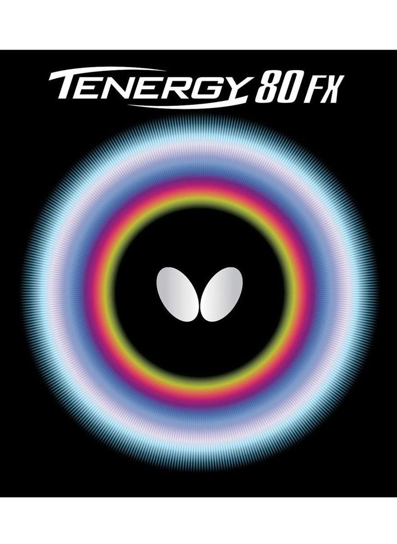 BUTTERFLY - Butterfly-Tenergy 80 Fx Table Tennis Rubber Black (1.7mm)-1003600217-4906901156074 - Image 1