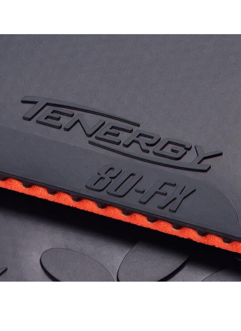 BUTTERFLY - Butterfly-Tenergy 80 Fx Table Tennis Rubber Black (1.7mm)-1003600217-4906901156074 - Image 1