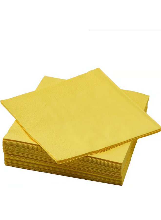 أيكيا مناديل ورقية, أصفر, ‎40x40 سم‏ - Image 1